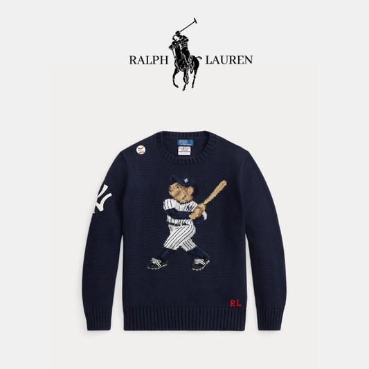 Strickpullover mit R&L Frontprint