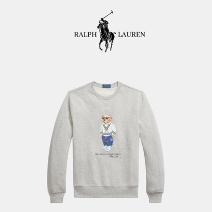 Klassisches R&L Fleece-Sweatshirt mit Frontprint