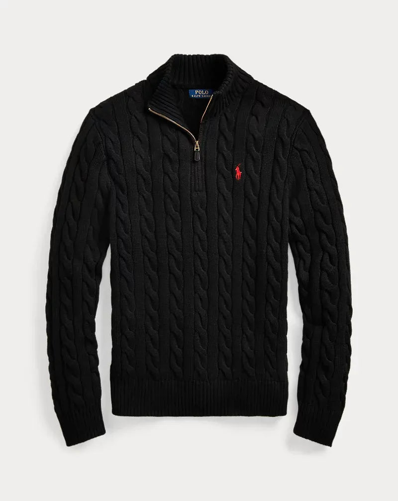 Nur für kurze Zeit: Sichern Sie sich 60 % Rabatt auf den Polo RL Quarter Zip Pullover!