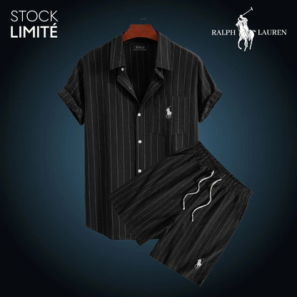 Exklusive Limited Edition: Stilvolles Set aus T-Shirt und Shorts.