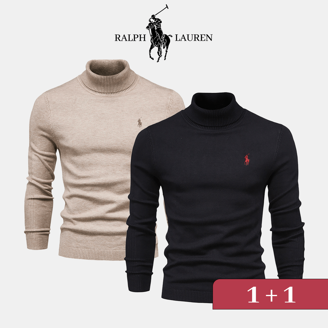 Eleganter Rollkragenpullover R&L 1+1 – Jetzt im Lagerverkauf erhältlich!