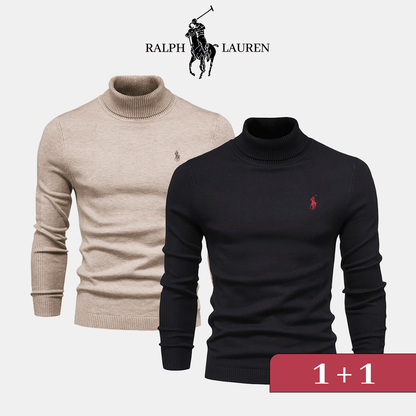 Eleganter Rollkragenpullover R&L 1+1 – Jetzt im Lagerverkauf erhältlich!