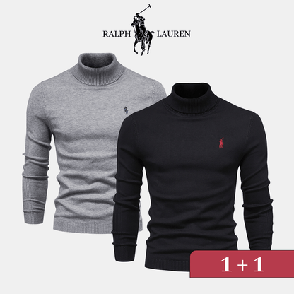 Eleganter Rollkragenpullover R&L 1+1 – Jetzt im Lagerverkauf erhältlich!