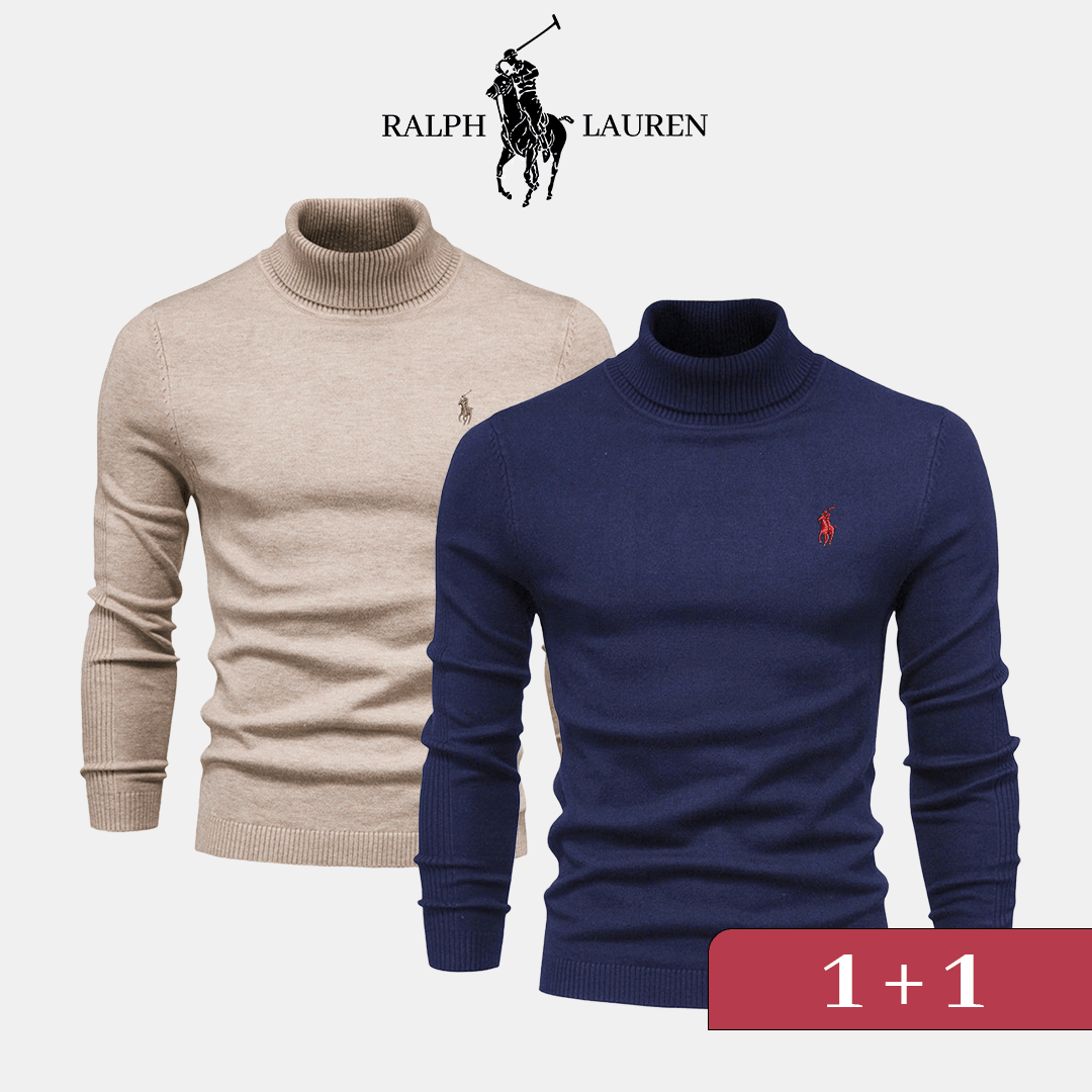 Eleganter Rollkragenpullover R&L 1+1 – Jetzt im Lagerverkauf erhältlich!