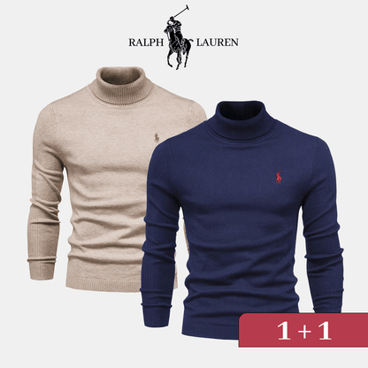 Eleganter Rollkragenpullover R&L 1+1 – Jetzt im Lagerverkauf erhältlich!