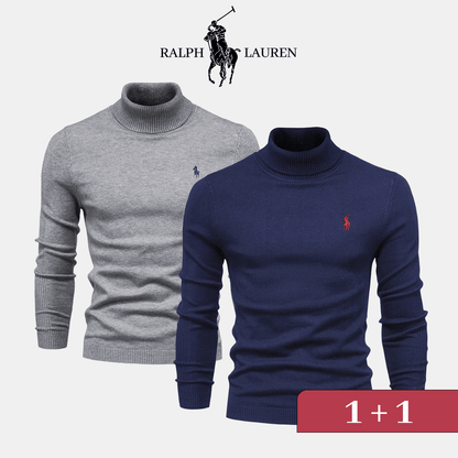 Eleganter Rollkragenpullover R&L 1+1 – Jetzt im Lagerverkauf erhältlich!