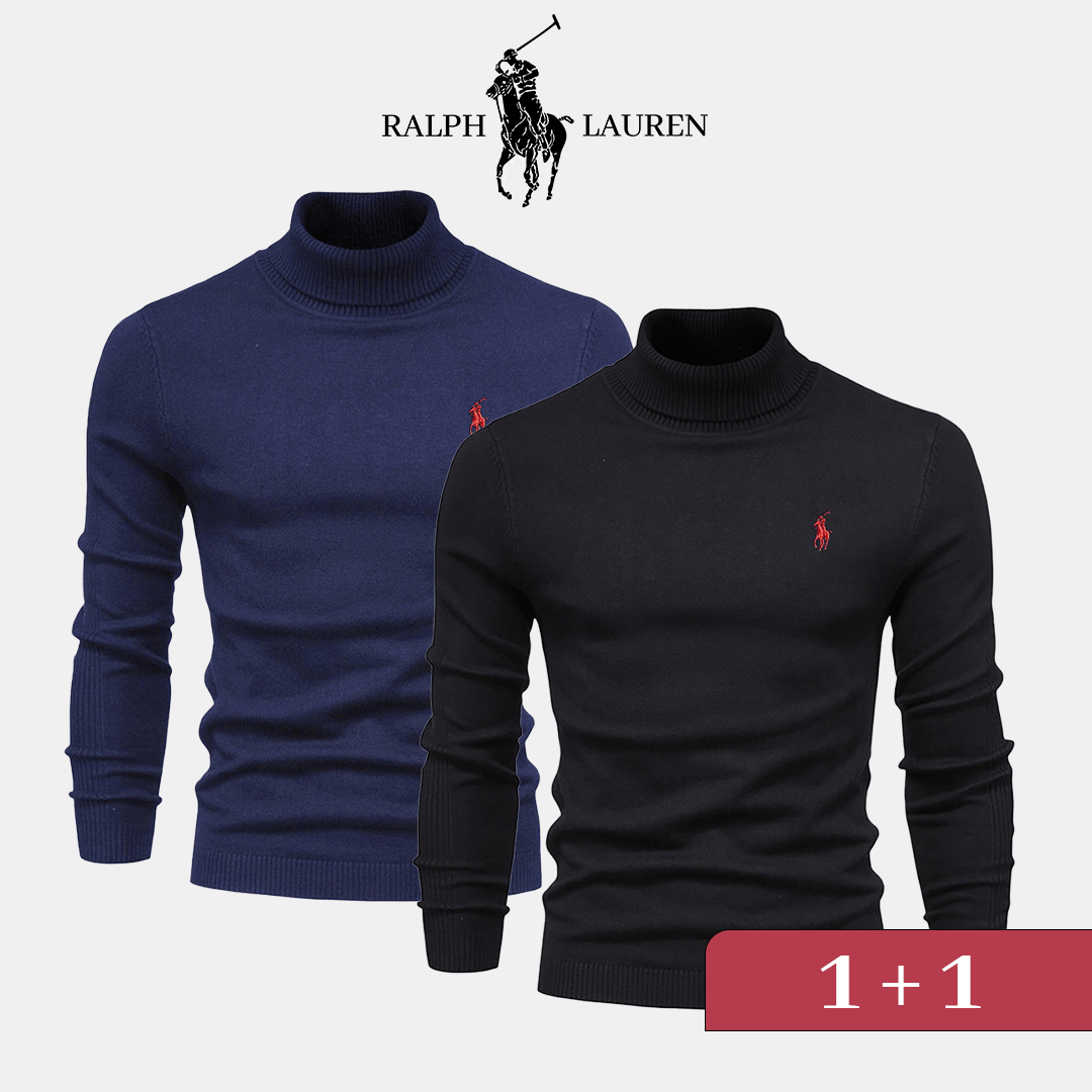 Eleganter Rollkragenpullover R&L 1+1 – Jetzt im Lagerverkauf erhältlich!