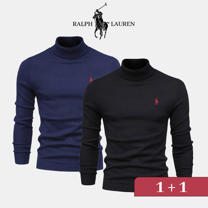 Eleganter Rollkragenpullover R&L 1+1 – Jetzt im Lagerverkauf erhältlich!